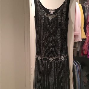 H&M Rhinestones Black Dress